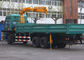 Durable 8T Knuckle Boom Truck Mounted Crane , 40 L/min Truck With Crane