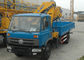 Durable 8T Knuckle Boom Truck Mounted Crane , 40 L/min Truck With Crane