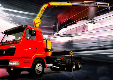 Αποτελεσματικός τοποθετημένος φορτηγό γερανός βραχιόνων αρθρώσεων 5T που ανυψώνει για τις εργασίες τοπίων