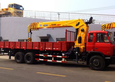 Ανθεκτικός τοποθετημένος φορτηγό γερανός υδραυλικών συστημάτων 14 τόνου, 63 λ/λ ροής πετρελαίου