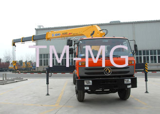 High auality  12T Telescopic Truck Loader Crane , XCMG Hydraulic Truck Crane