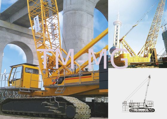 ποιότητας  Jib Tracked Hydraulic Crawler Crane QUY130, Knuckle Boom Crane for Lifting Heavy Things εργοστάσιο