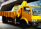 Durable 4 Ton Lorry Mounted Crane Architecture Truck ,Driven By Hydraulic