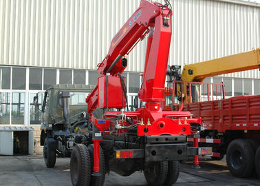 High Efficiency 5 Ton Light Truck Loader Crane , Knuckle Cargo Crane Truck