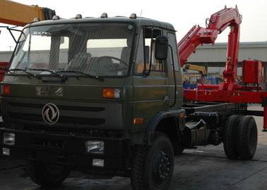 High Efficiency 5 Ton Light Truck Loader Crane , Knuckle Cargo Crane Truck