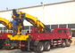 Durable 25 Ton Articulated Boom Crane , Transportation Truck Loader Crane