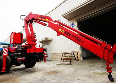 High Efficiency 5 Ton Light Truck Loader Crane , Knuckle Cargo Crane Truck