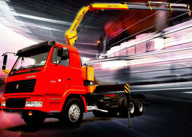 Υψηλός - τοποθετημένος φορτηγό γερανός βραχιόνων αρθρώσεων ποιοτικής κατασκευής, γερανός φορτωτών φορτηγών 5T